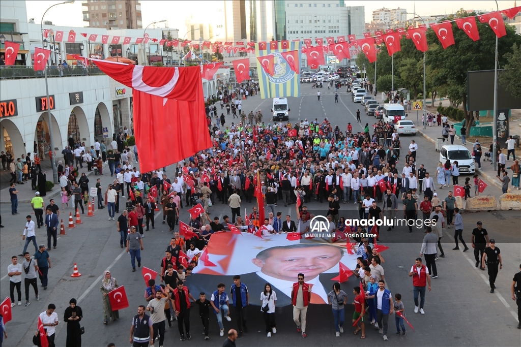 Şanlıurfa'da 15 Temmuz Demokrasi ve Milli Birlik Günü etkinlikleri düzenlendi
