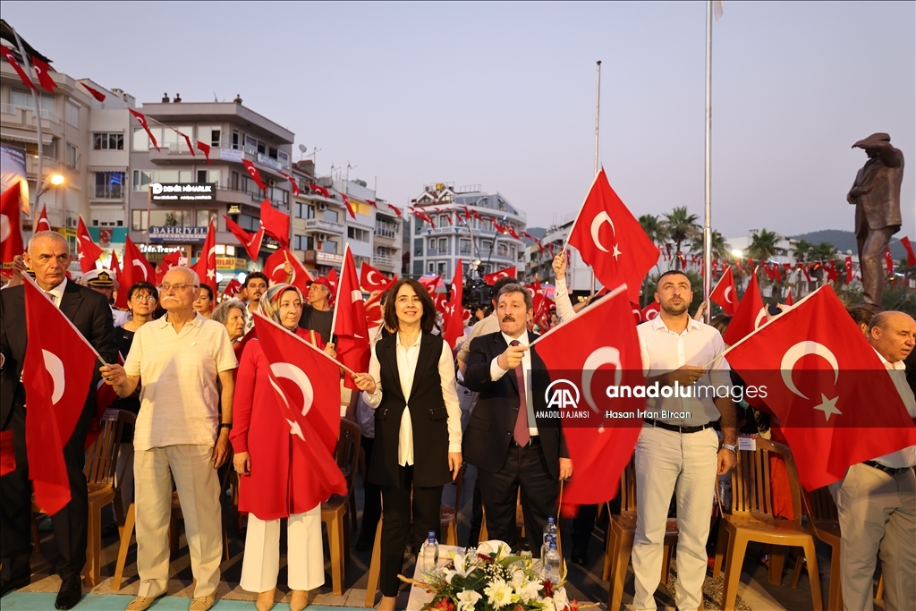 15 Temmuz şehitleri Marmaris'te anıldı