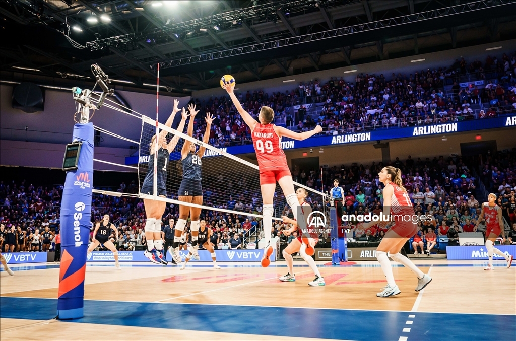 Turkish women's national volleyball team reach final after eliminating US 3-1 in semifinals