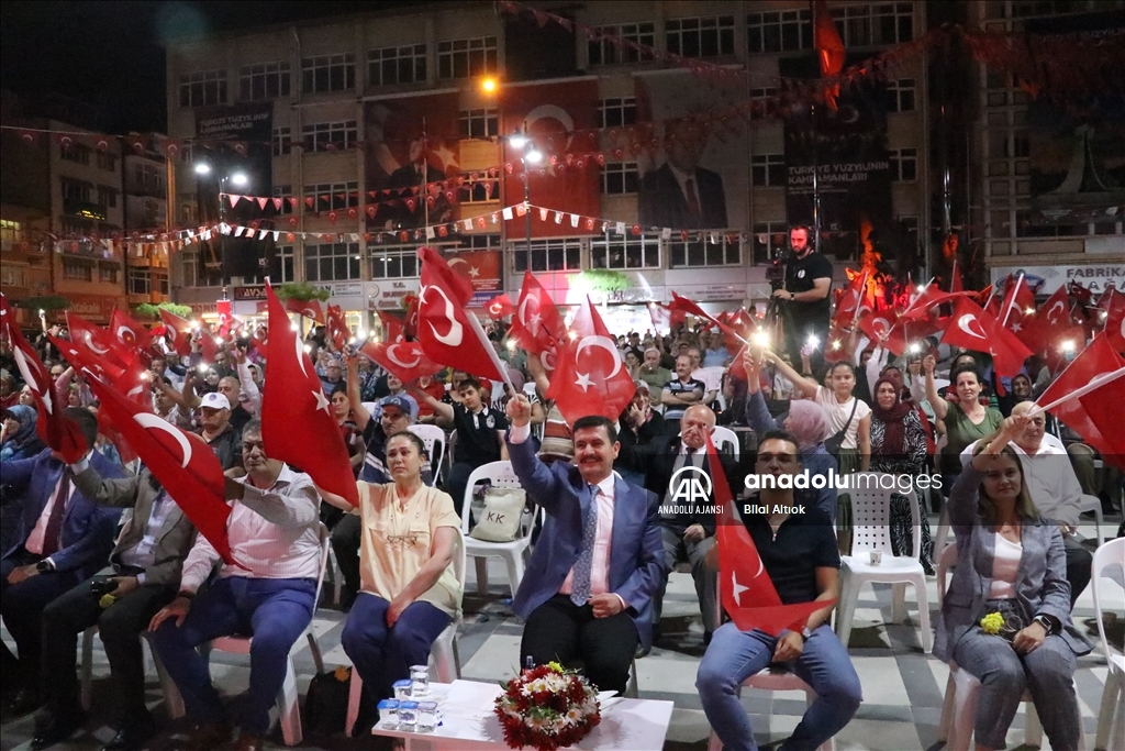 Burdur'da 15 Temmuz Demokrasi ve Milli Birlik Günü etkinlikleri düzenlendi