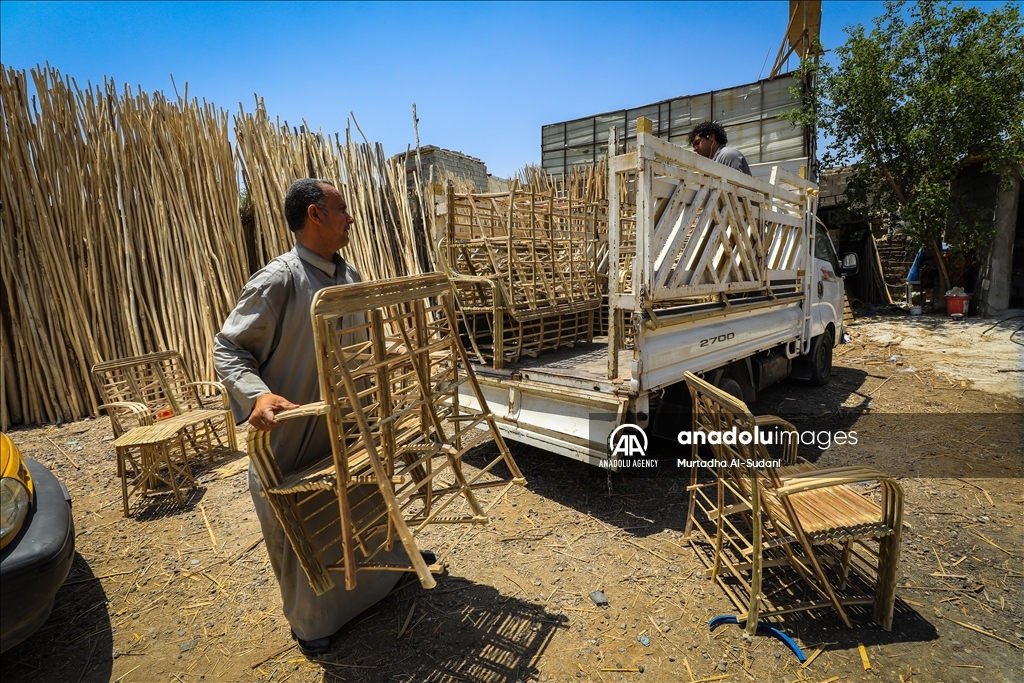 ئەو مۆبیلیاتانەی لە عێراق لە لاسقی گەڵای خورما دروست دەکرێن بەرگەی زۆر دەگرن