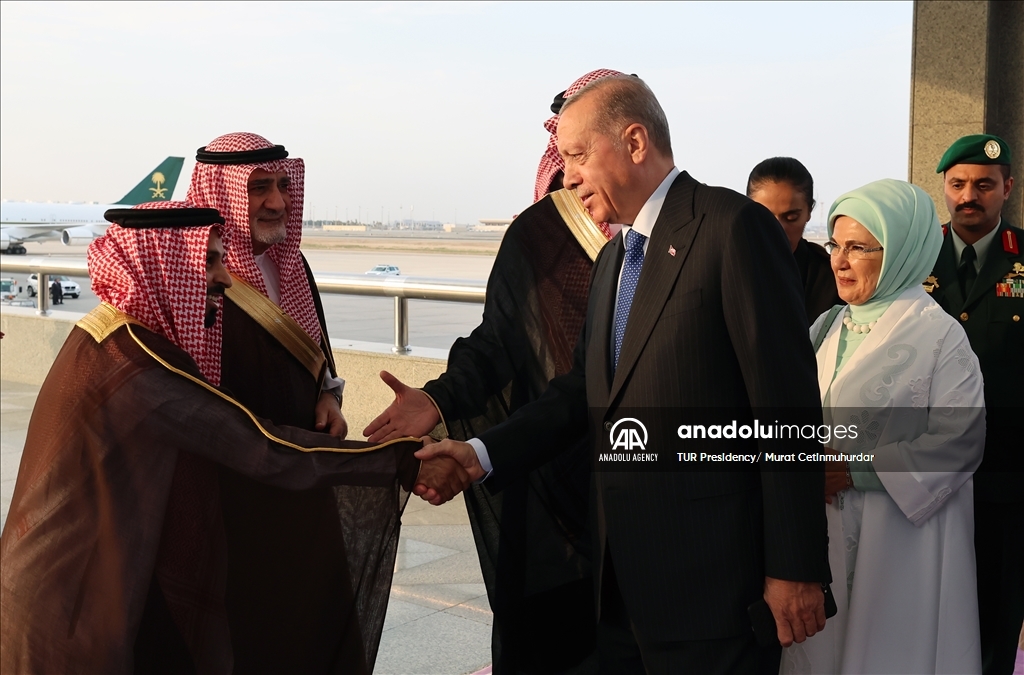 Turkish President Erdogan in Saudi Arabia