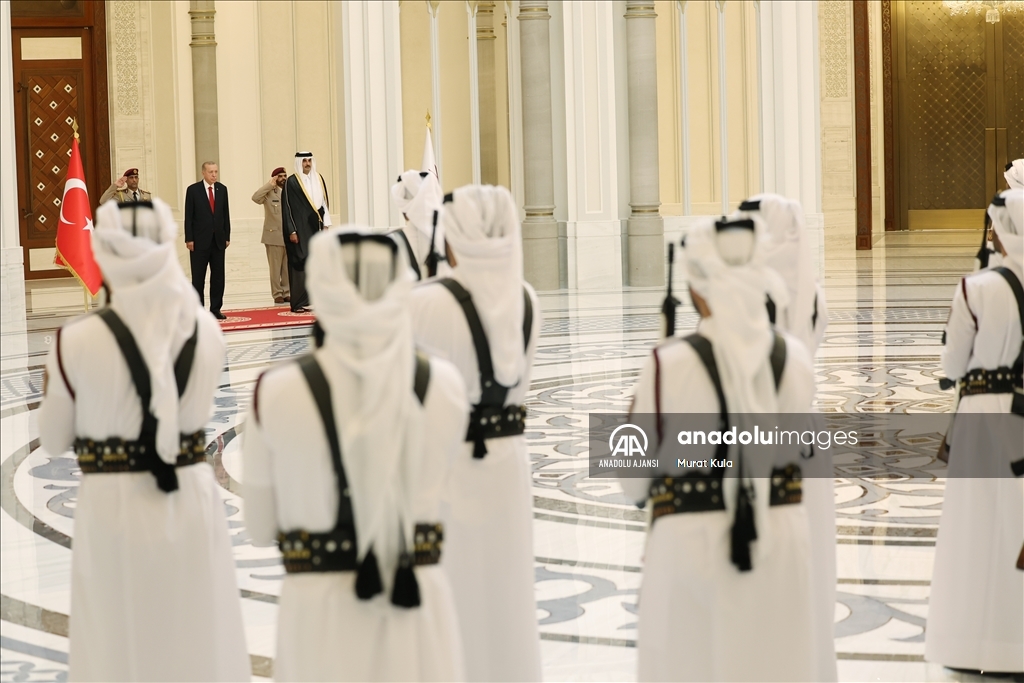 Cumhurbaşkanı Recep Tayyip Erdoğan, Katar'da