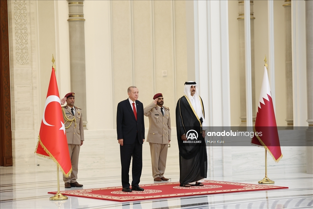 Cumhurbaşkanı Recep Tayyip Erdoğan, Katar'da