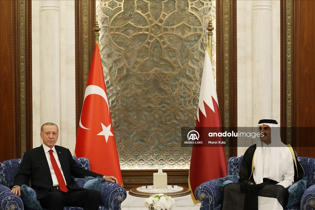 Cumhurbaşkanı Erdoğan Katar'da 