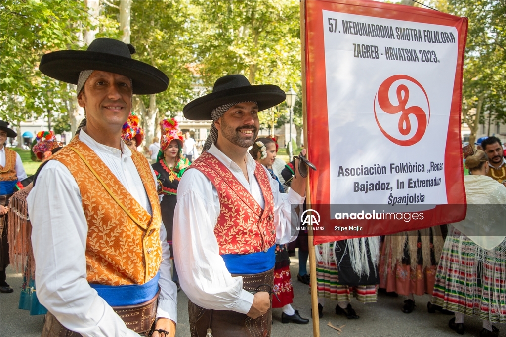 Hırvatistan'ın başkenti Zagreb'de 57. Uluslararası Folklor Festivali başladı