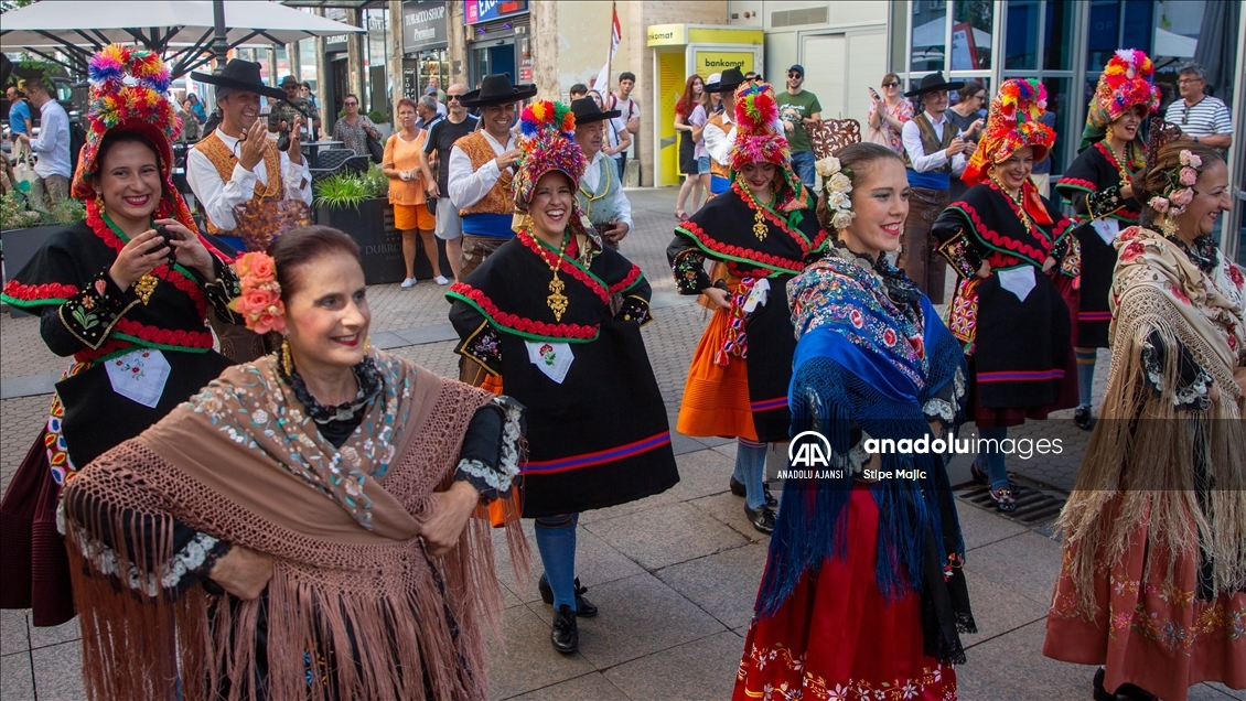 Hırvatistan'ın başkenti Zagreb'de 57. Uluslararası Folklor Festivali başladı