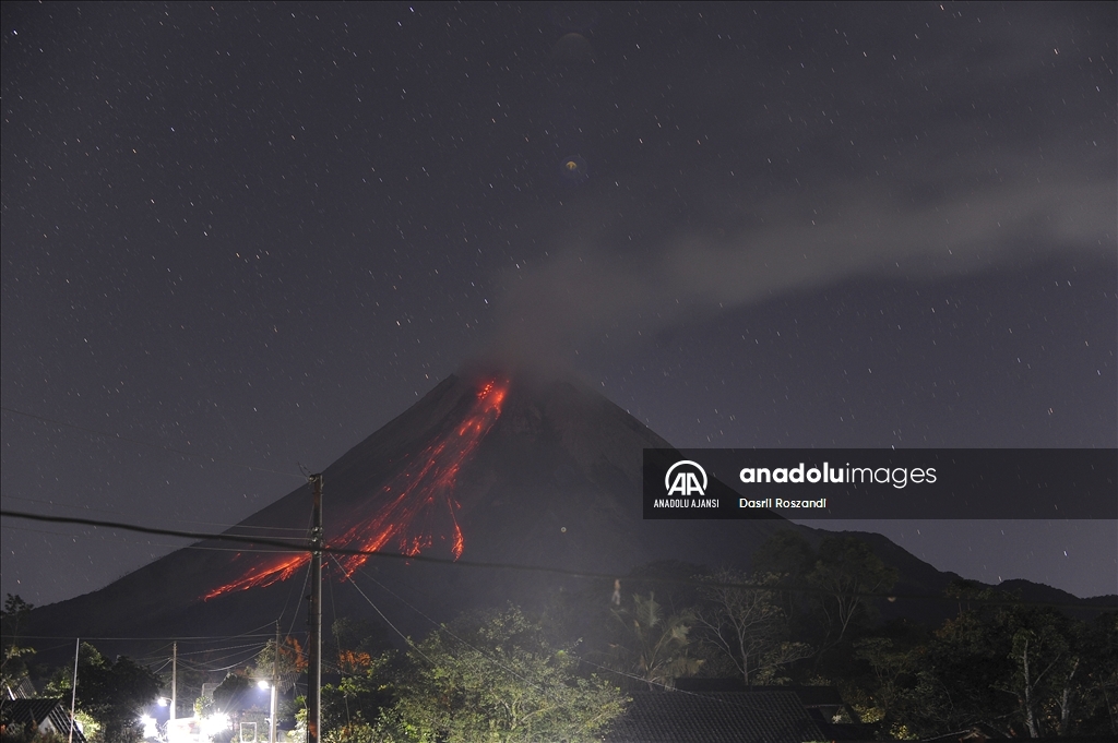 Merapi Yanardağı'nda volkanik hareketlilik