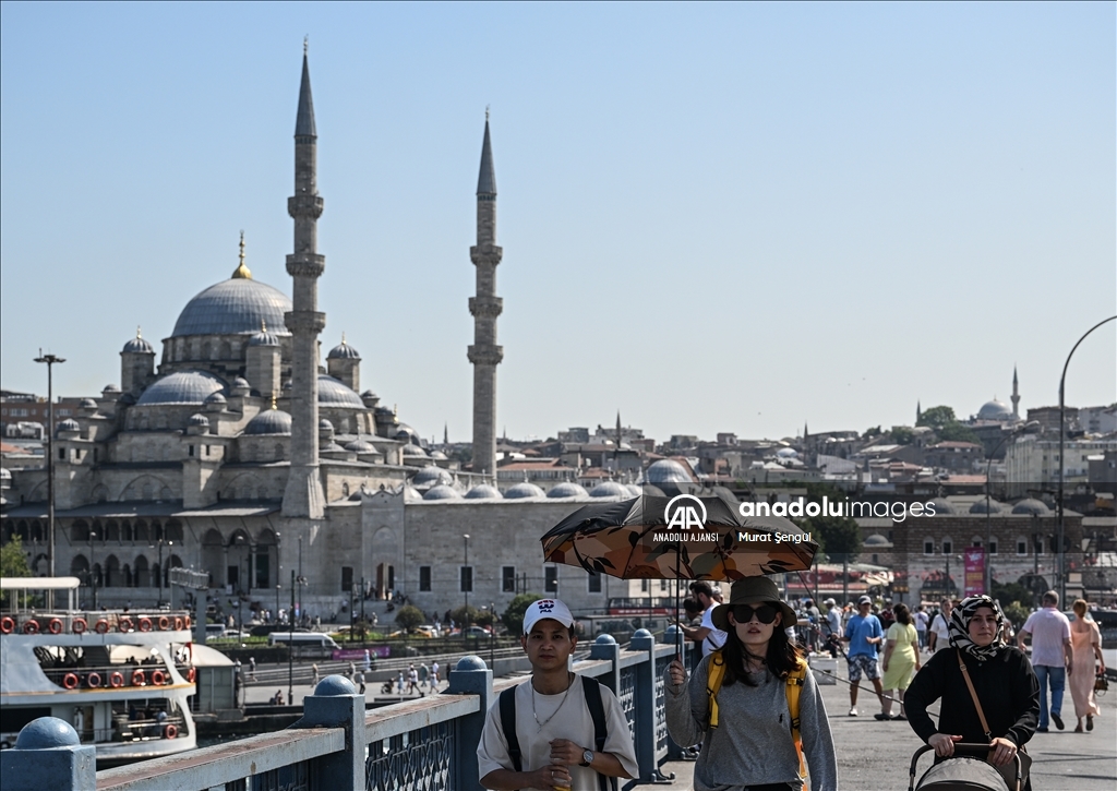 İstanbul'da sıcak hava etkili oldu