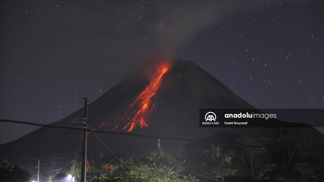 Merapi Yanardağı'nda volkanik hareketlilik