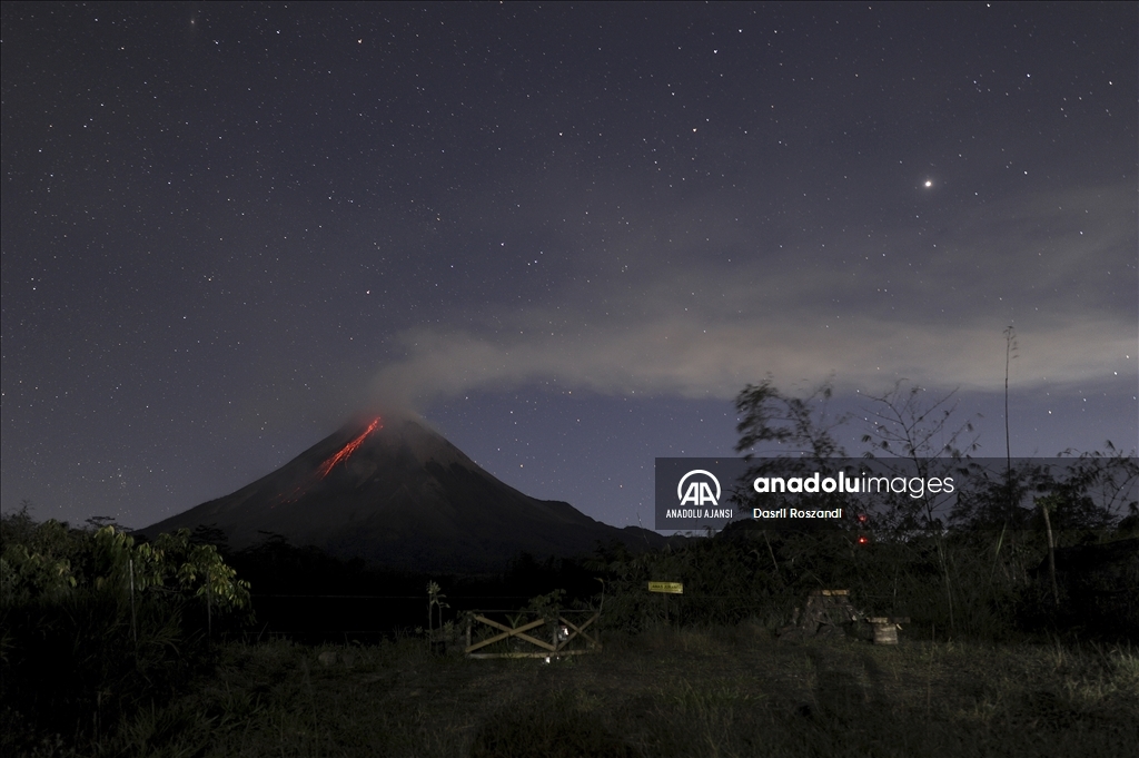 Merapi Yanardağı'nda volkanik hareketlilik