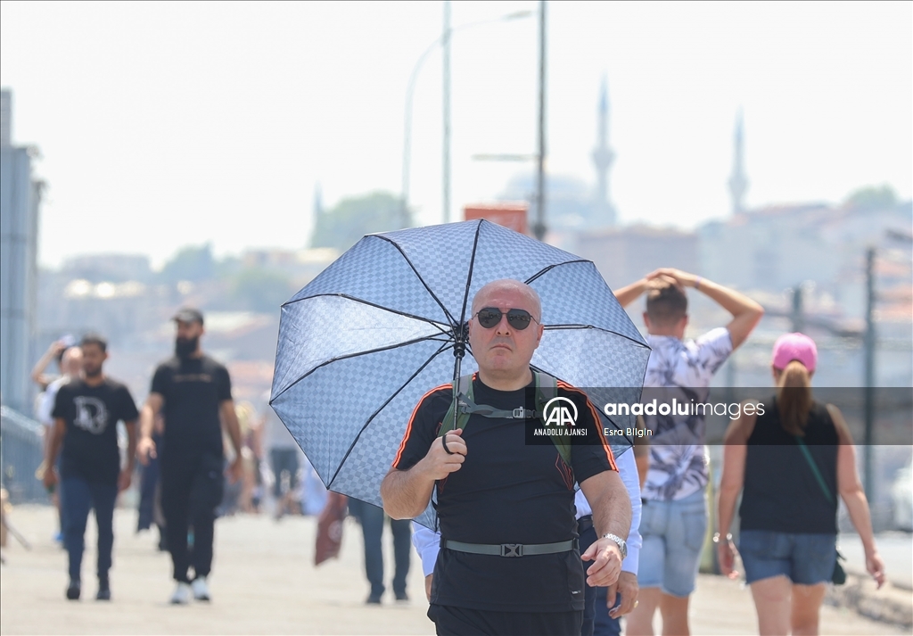 İstanbul'da sıcak hava etkili oldu