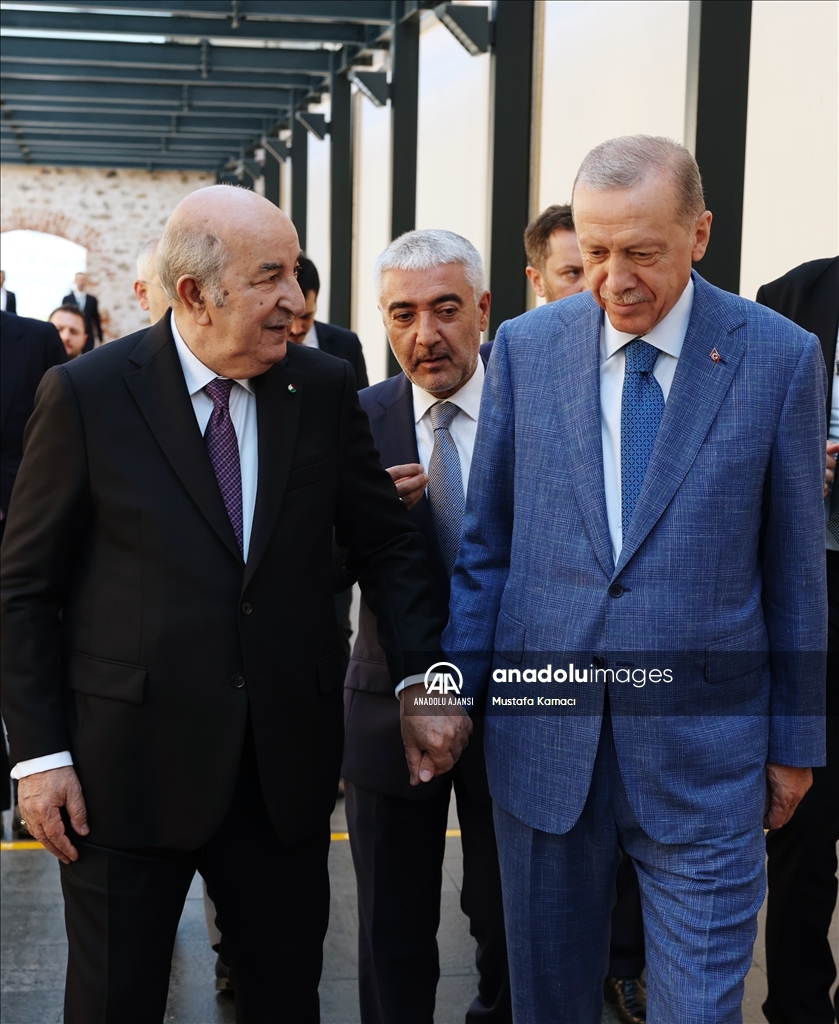 Cumhurbaşkanı Erdoğan - Cezayir Cumhurbaşkanı Tebbun