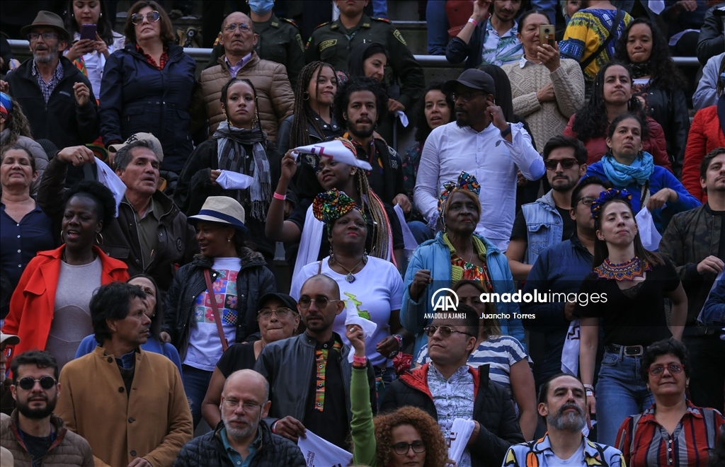 Kolombiya'nın başkenti Bogota'da Petronio Alvarez Pasifik Müzik Festivali düzenlendi