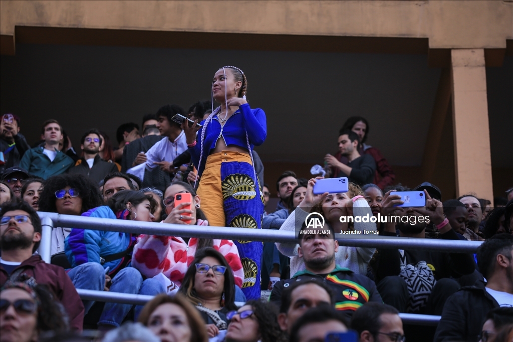 Kolombiya'nın başkenti Bogota'da Petronio Alvarez Pasifik Müzik Festivali düzenlendi