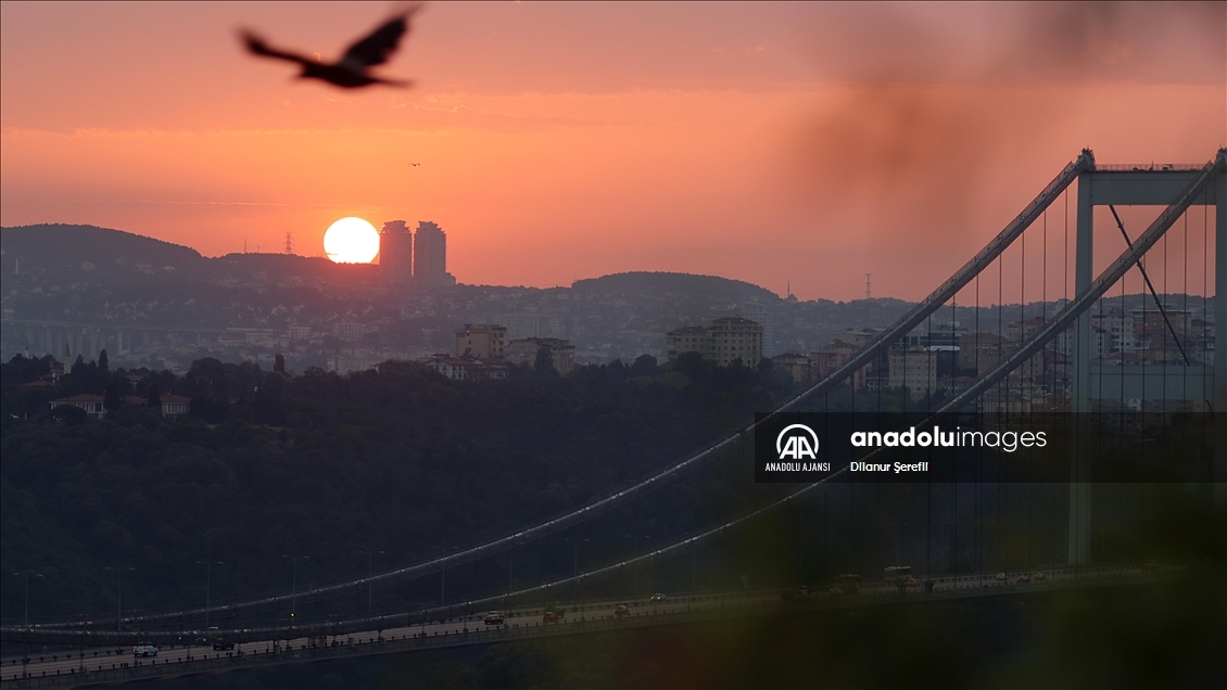İstanbul'da gün doğumu