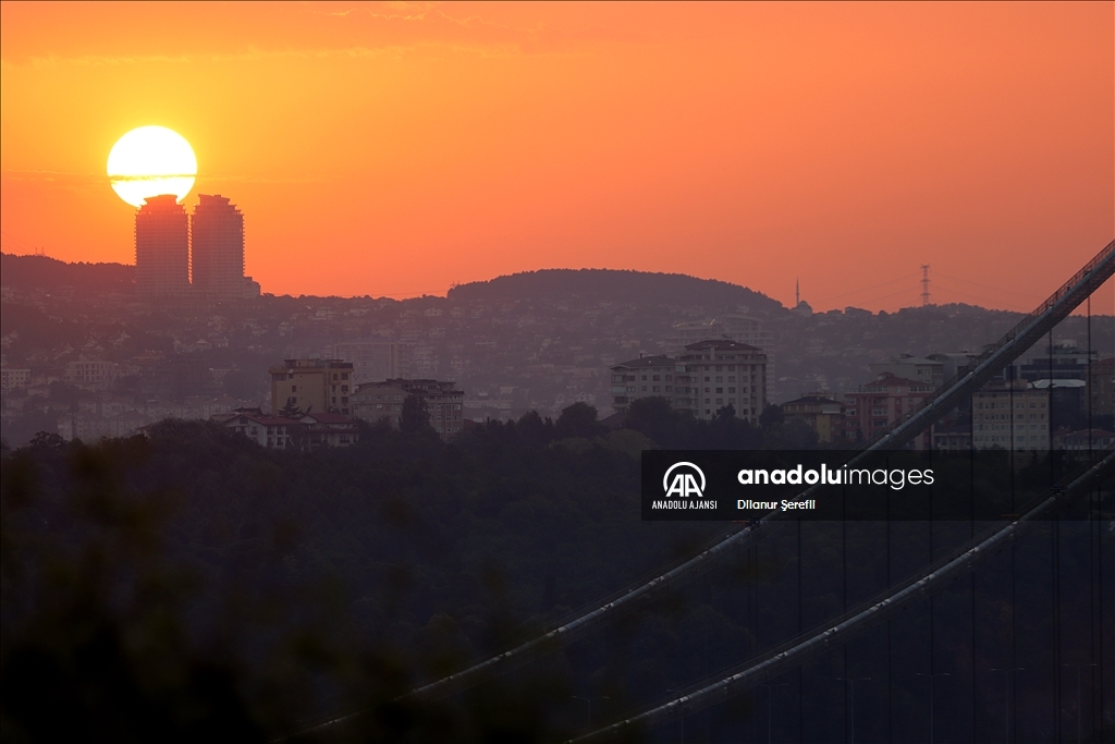 İstanbul'da gün doğumu