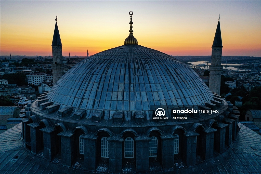 Yeniden ibadete açılan Ayasofya 3 yılda yaklaşık 21 milyon ziyaretçiyi ağırladı