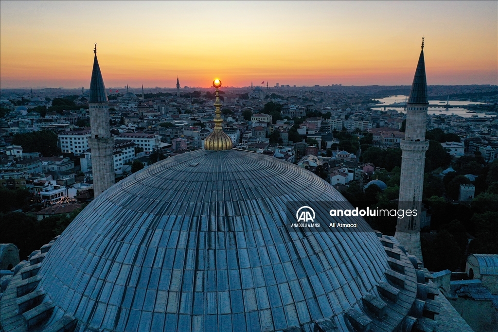 Yeniden ibadete açılan Ayasofya 3 yılda yaklaşık 21 milyon ziyaretçiyi ağırladı