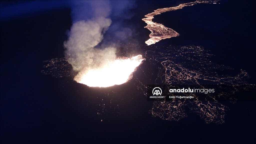 Mount Fagradalsfjall volcano erupts in Iceland