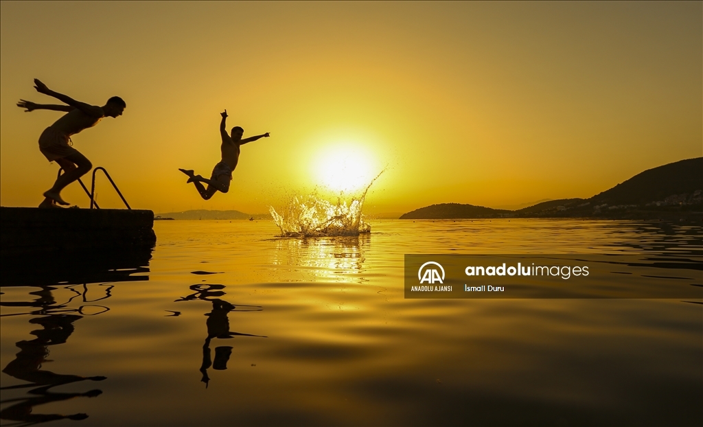 İzmir'de sıcak hava