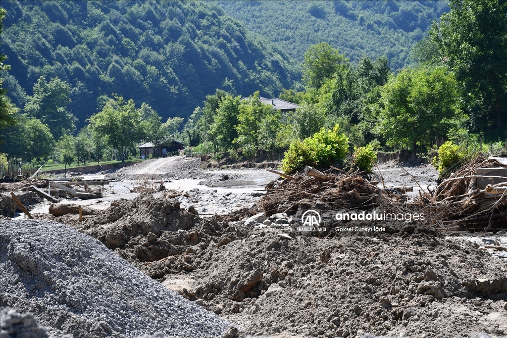 Düzce'deki selden etkilenen köyün sakinleri güvenli bir bölgeye taşınmak istiyor