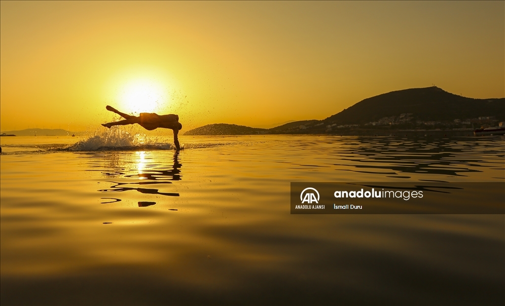 İzmir'de sıcak hava