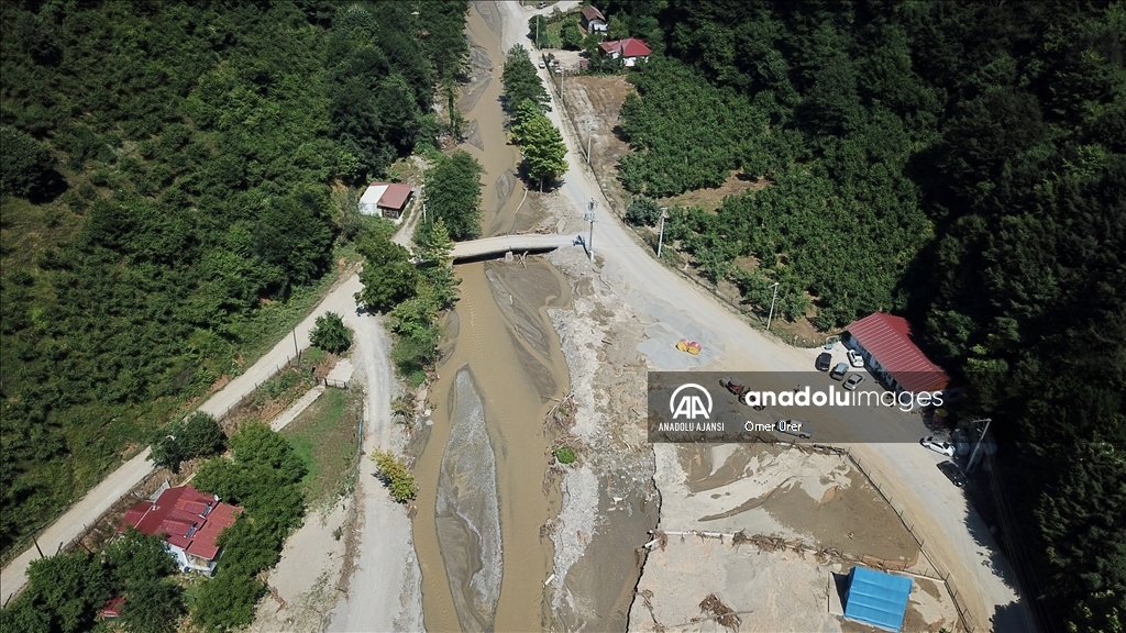 Düzce'deki selden etkilenen köyün sakinleri güvenli bir bölgeye taşınmak istiyor