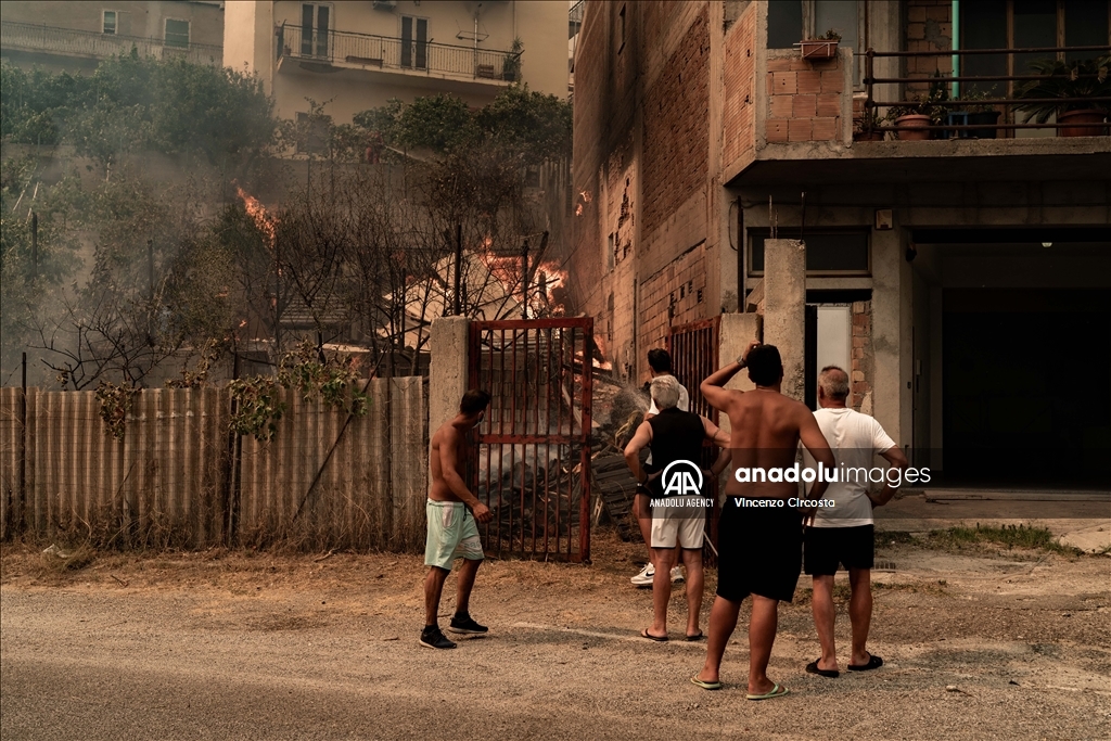 Wildfires in Italy