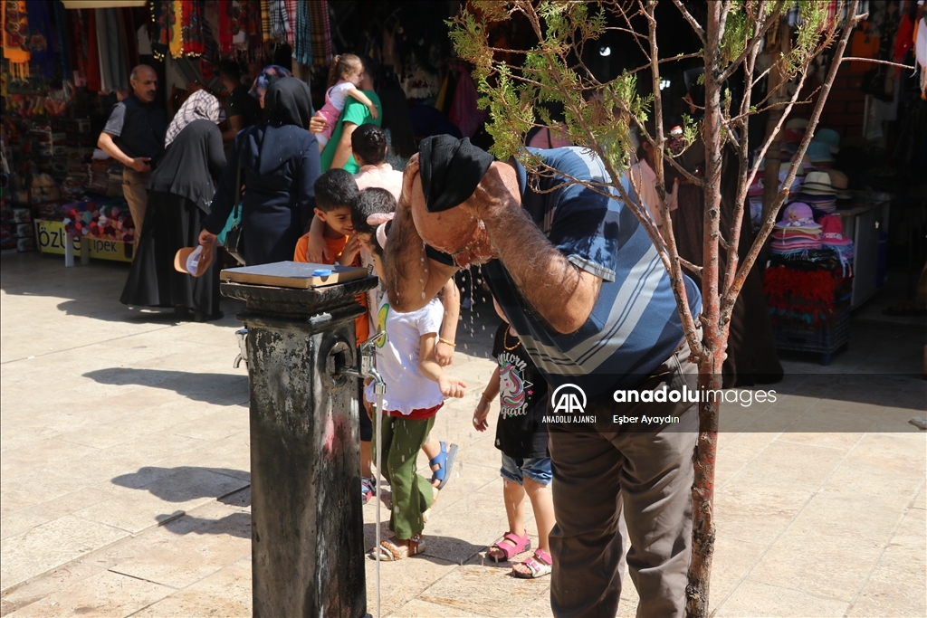 Şanlıurfa'da sıcak hava etkili oluyor