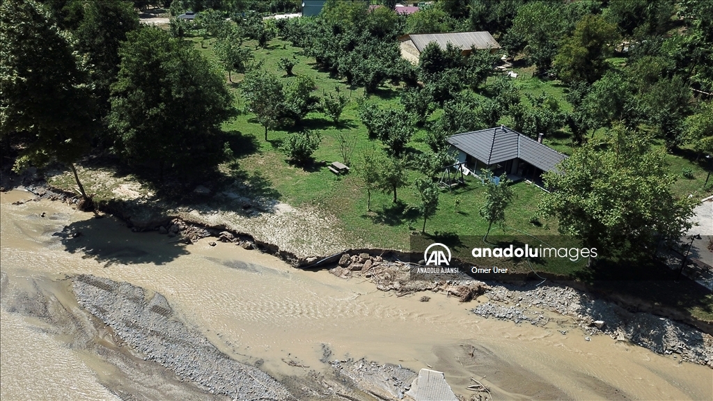 Düzce'deki selden etkilenen köyün sakinleri güvenli bir bölgeye taşınmak istiyor