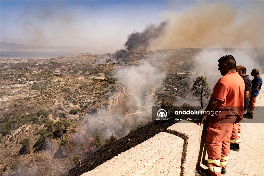 Wildfires in Italy