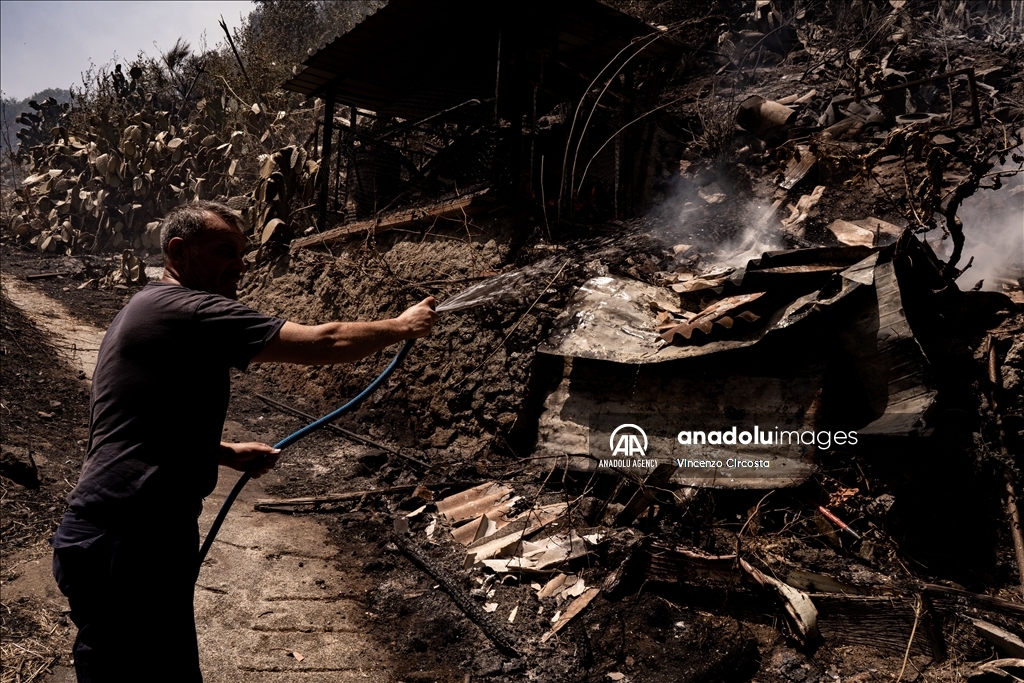 Wildfires in Italy