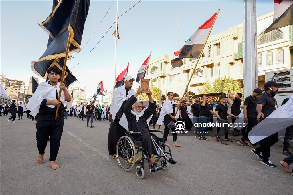 Protest in Iraq's Karbala against the burning of Quran in Denmark and Sweden