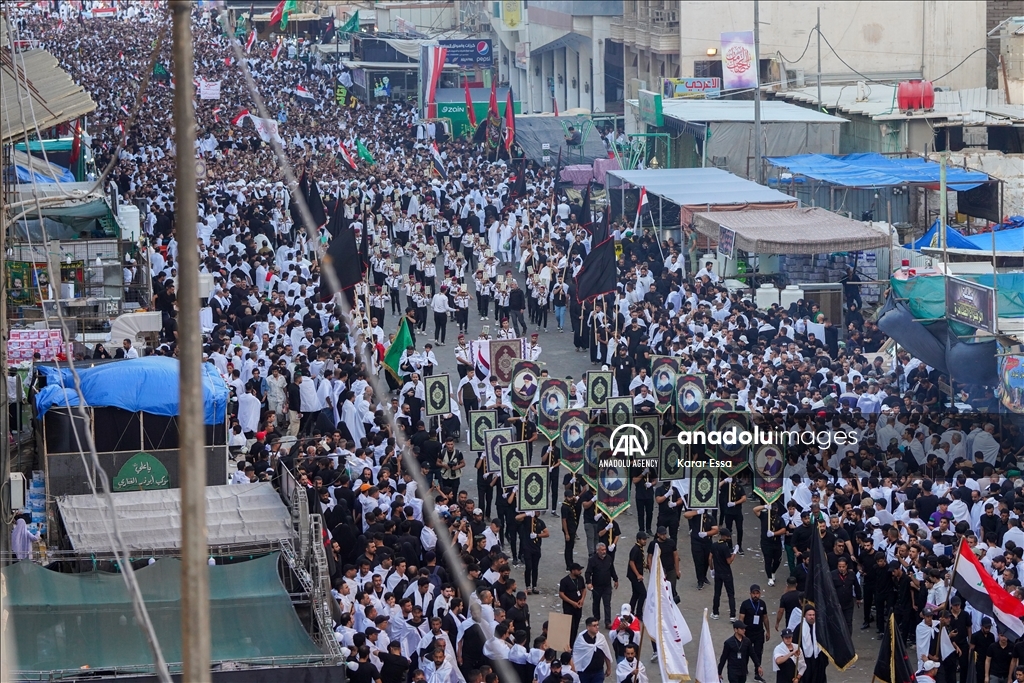 Protest in Iraq's Karbala against the burning of Quran in Denmark and Sweden