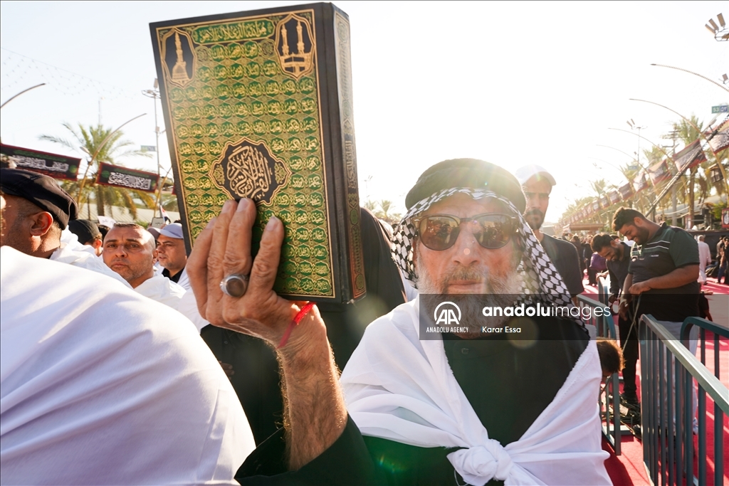 Protest in Iraq's Karbala against the burning of Quran in Denmark and Sweden