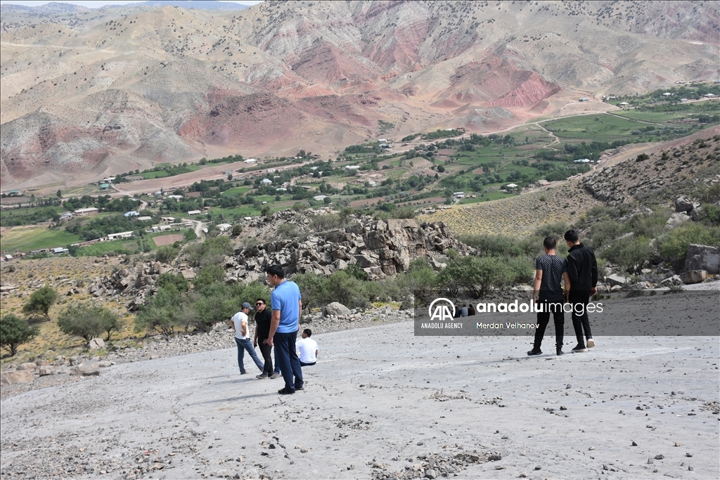 Turkmenistan is home to millions of years old dinosaur footprints
