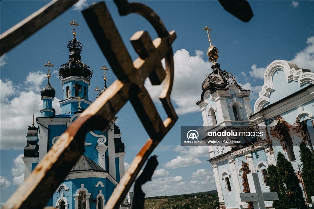 Traces of Russia-Ukraine war in Donetsk Oblast