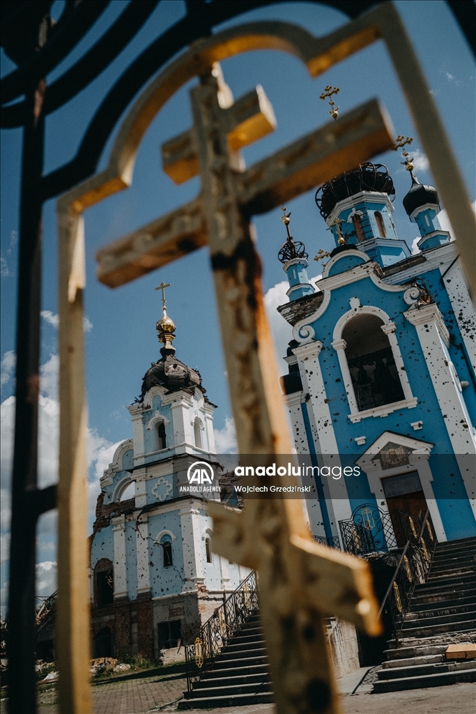 Traces of Russia-Ukraine war in Donetsk Oblast