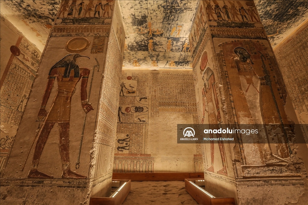 Luksor'daki 5. Ramses ve 6. Ramses'in mezarları