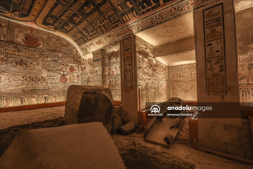 Luksor'daki 5. Ramses ve 6. Ramses'in mezarları