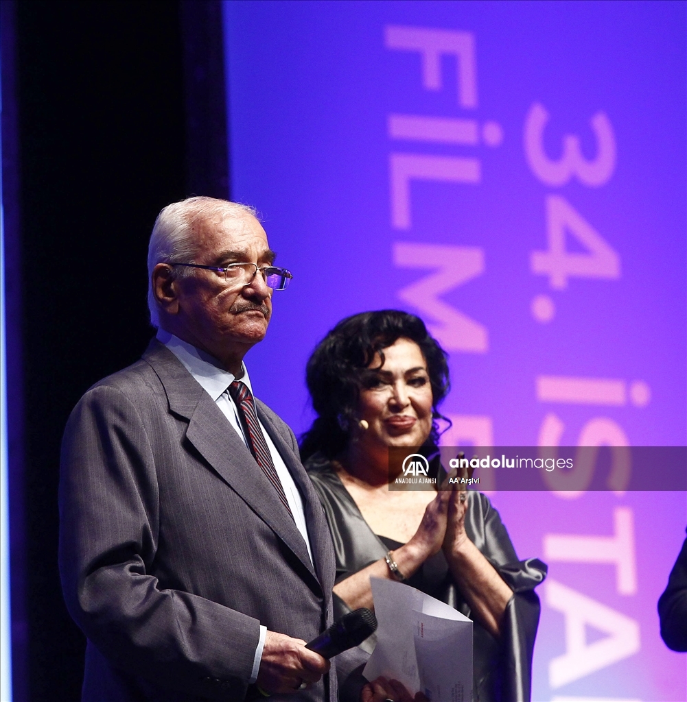 34. İstanbul Film Festivali "Sinema Onur Ödülü" törenle verildi