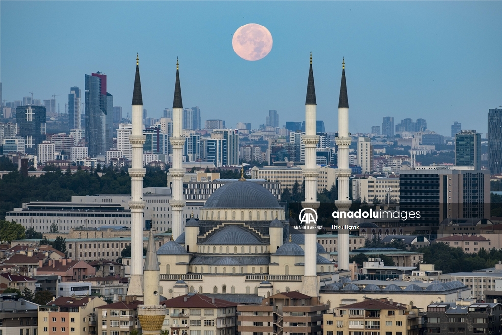 Super Moon in Turkish capital