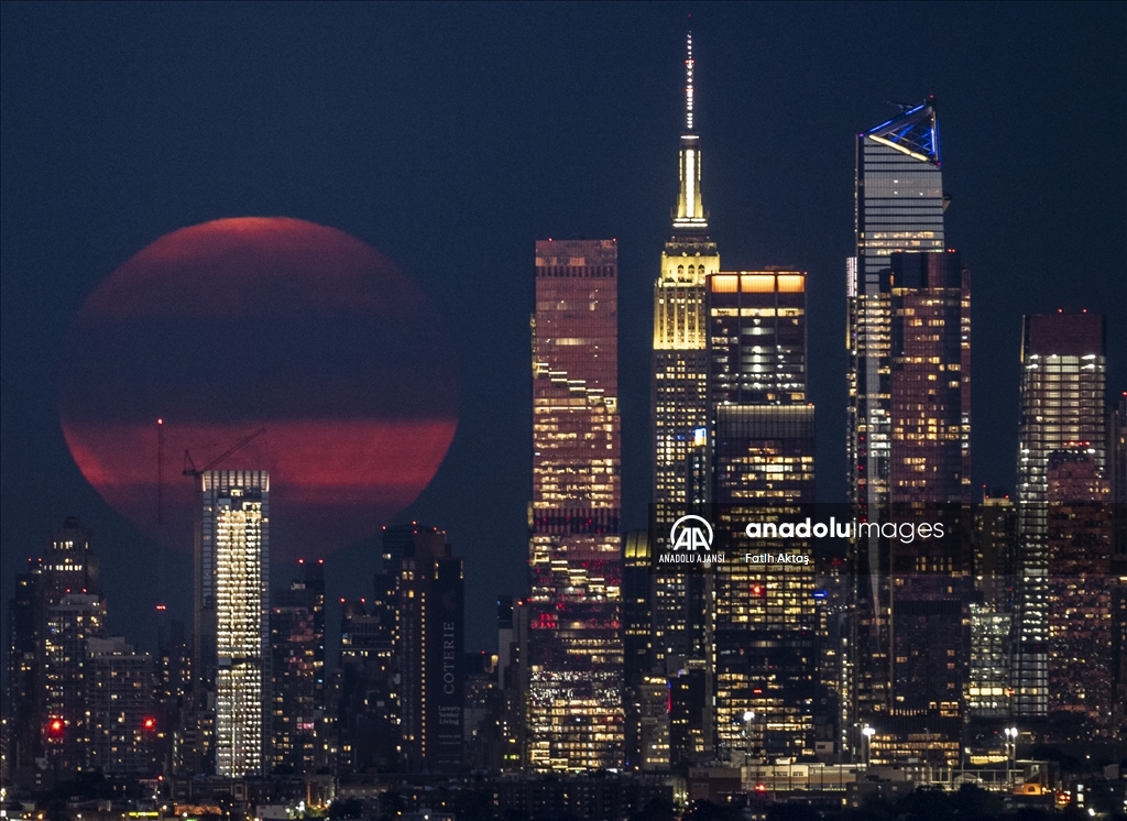 New York'ta Süper Ay