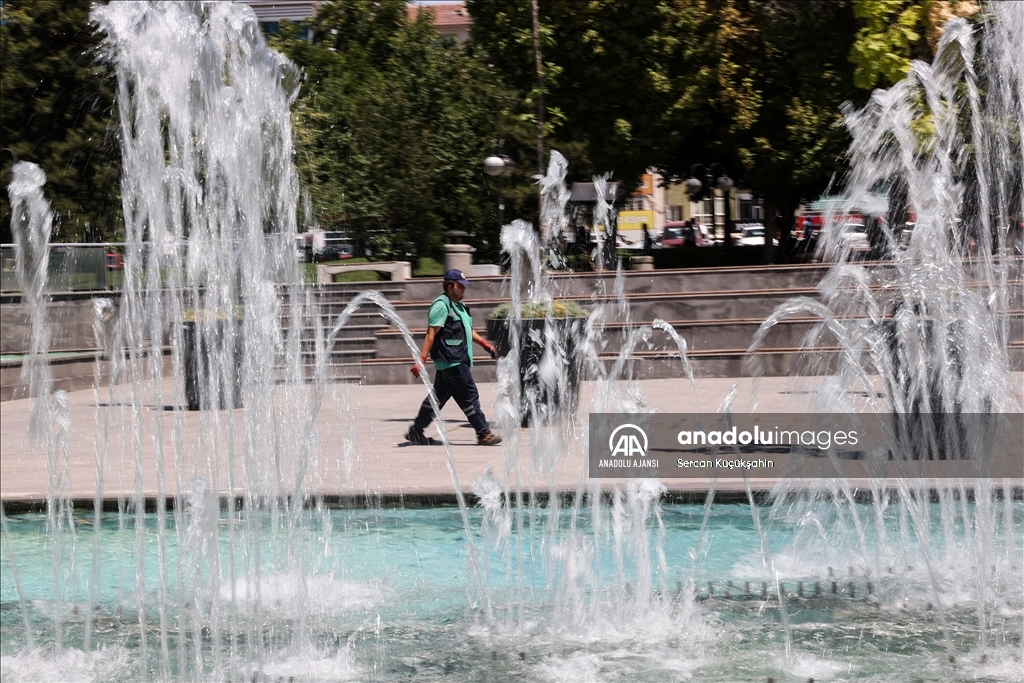 Kayseri'de sıcak hava