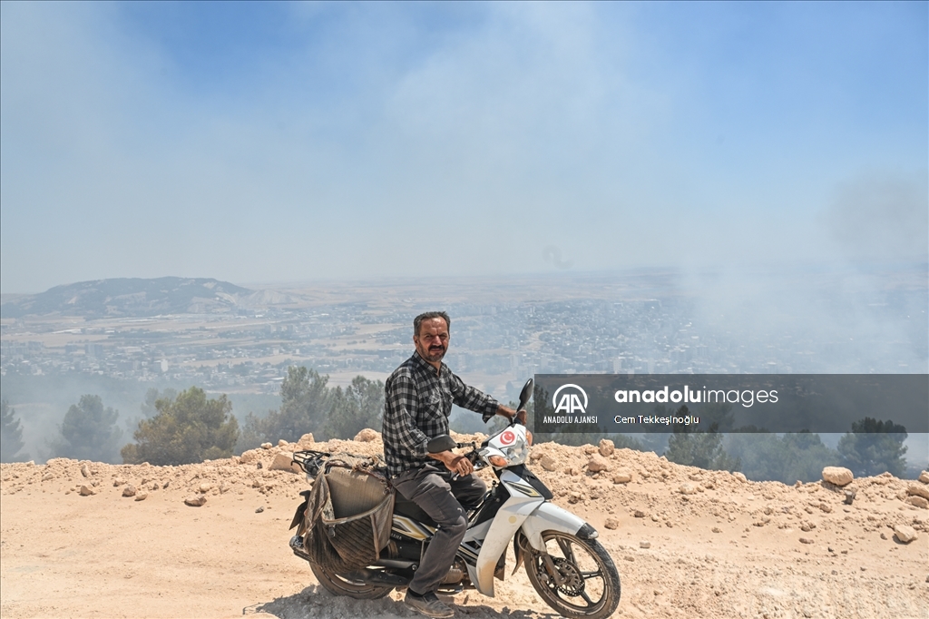 Adıyaman'da orman yangını