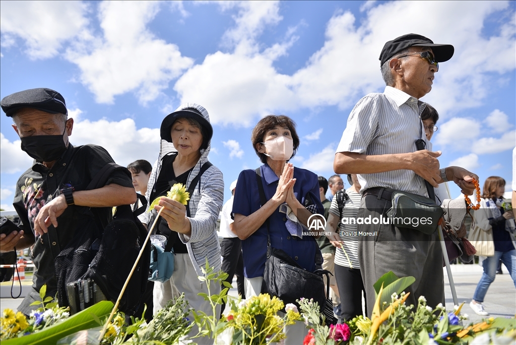 78th anniversary of the world's first atomic bombing in Hiroshima