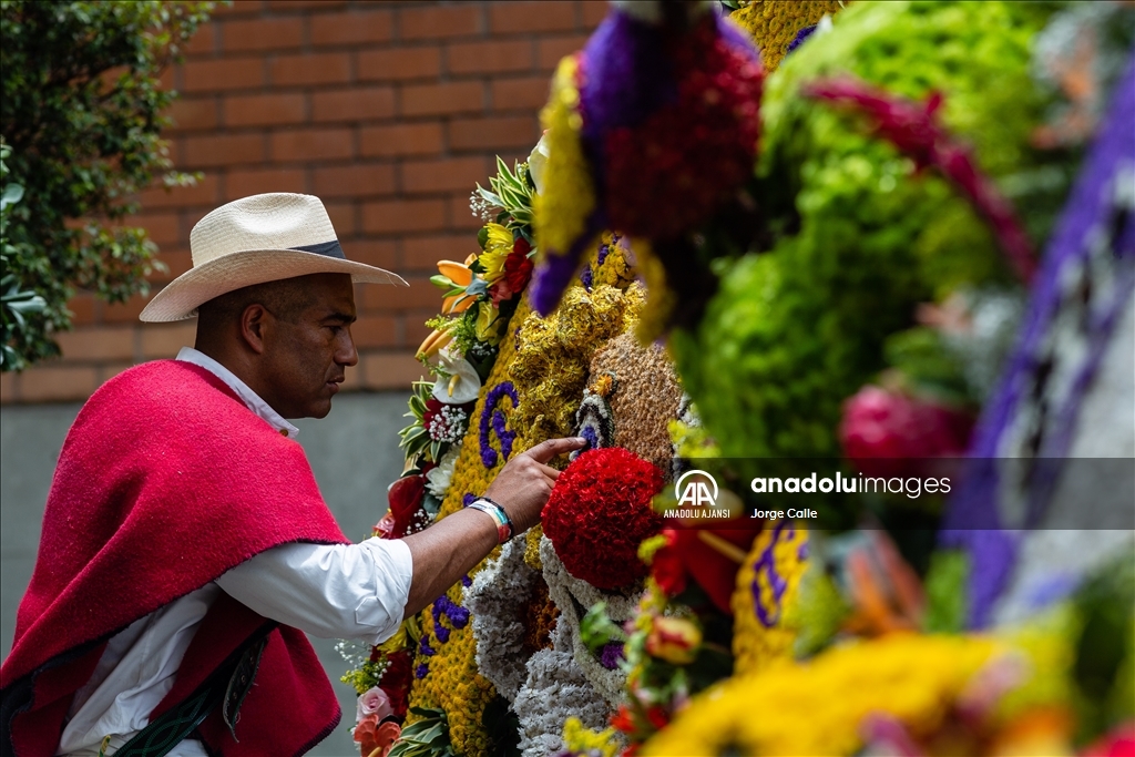 Kolombiya'daki Medellin Çiçek Festivali