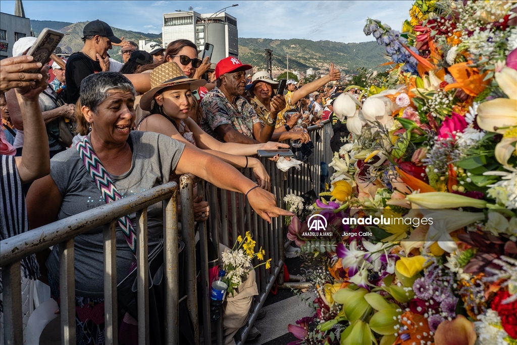 Kolombiya'daki Medellin Çiçek Festivali