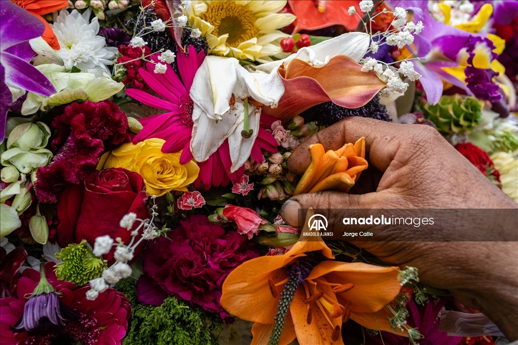 Kolombiya'daki Medellin Çiçek Festivali